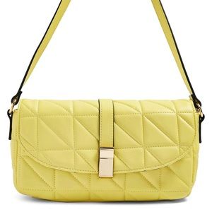 Topshop Faux Leather Shoulder Bag